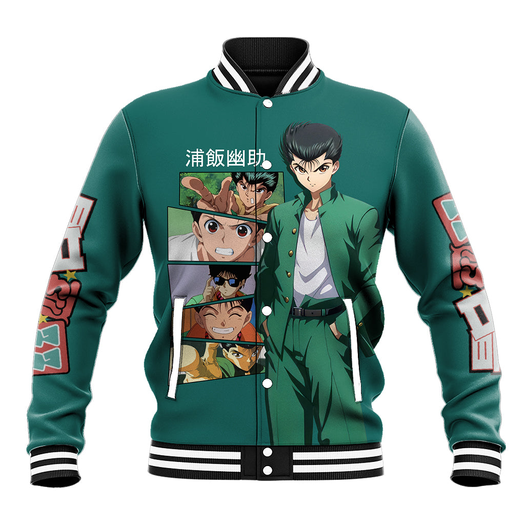 Yusuke Urameshi Anime Varsity Baseball Jacket Yu Yu Hakusho Anime For Fans