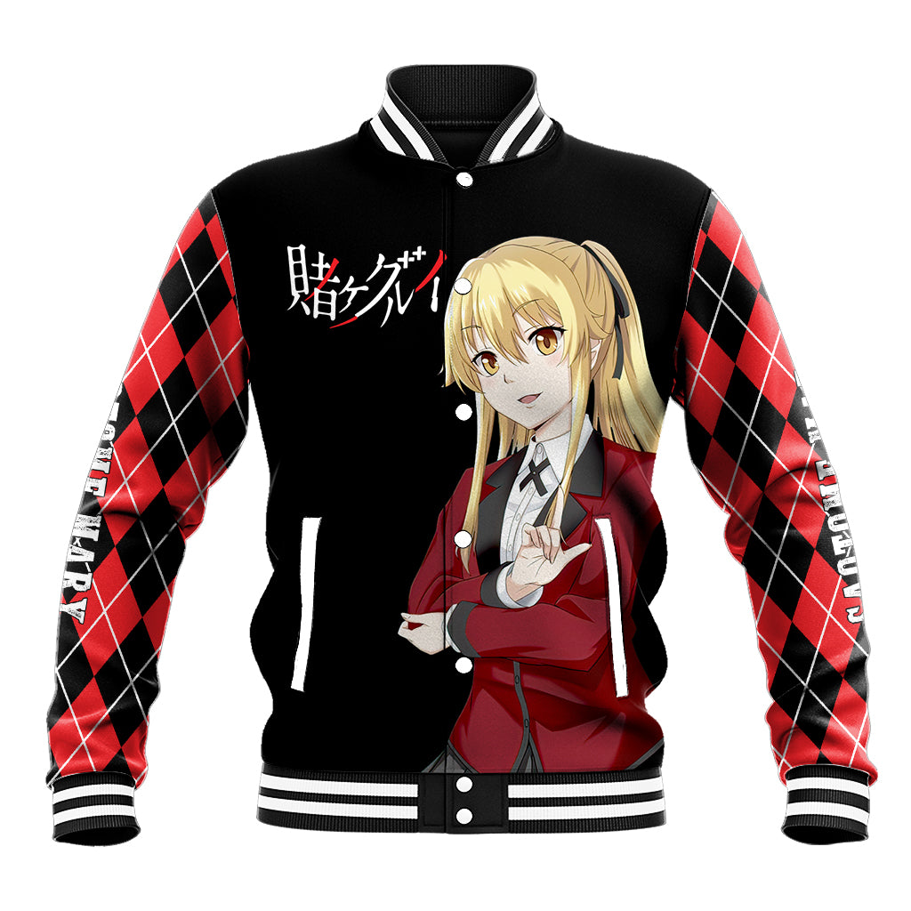 Mary Saotome Anime Varsity Baseball Jacket Kakegurui For Fans