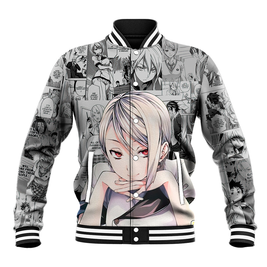 Shokugeki No Soma Anime Varsity Baseball Jacket Nakiri Alice Anime For Fans