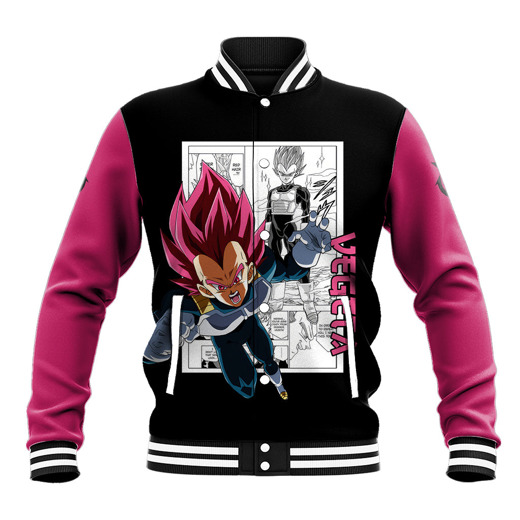 Vegeta God Anime Varsity Baseball Jacket Dragon Ball For Fans