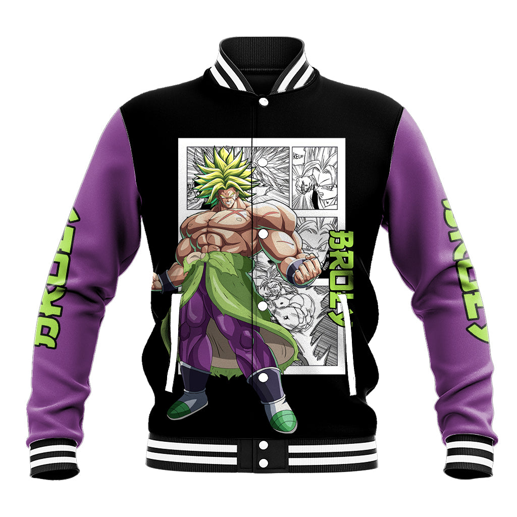 Broly Legendary Ssj Anime Varsity Baseball Jacket Dragon Ball For Fans