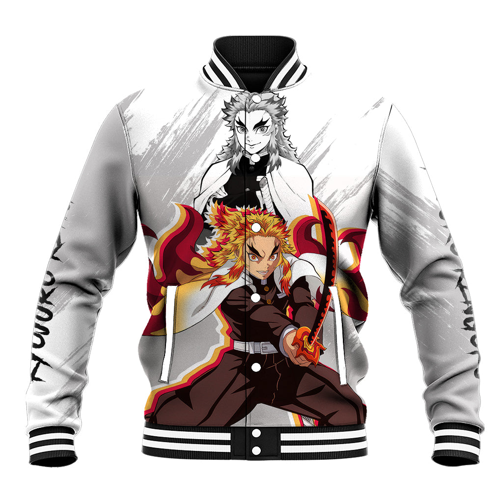 Kyojuro Rengoku Anime Varsity Baseball Jacket For Fans