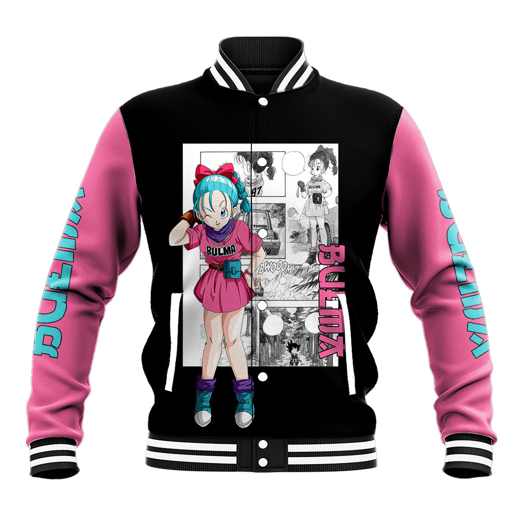 Bulma Anime Varsity Baseball Jacket Dragon Ball For Fans