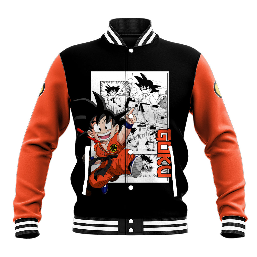 Goku Kid Anime Varsity Baseball Jacket Dragon Ball For Fans