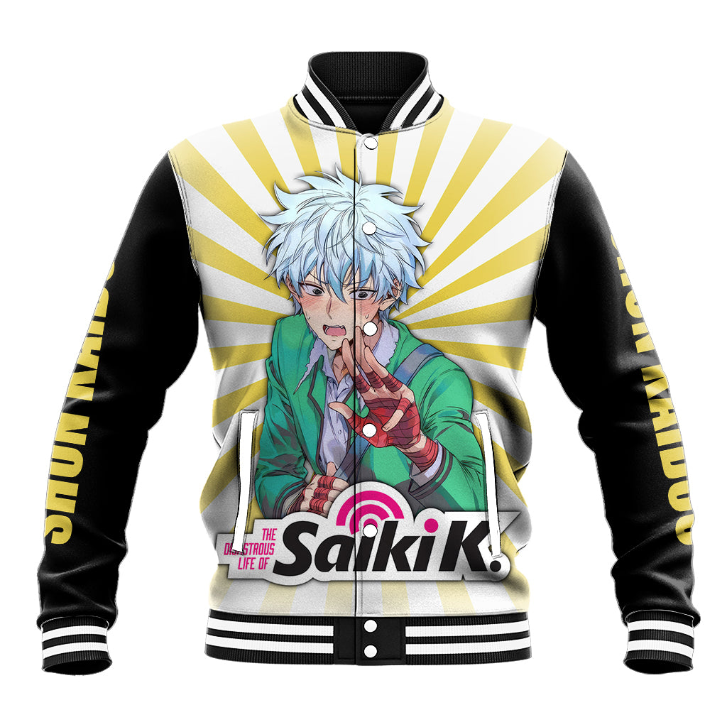 Shun Kaidou Anime Varsity Baseball Jacket Saiki K For Fans