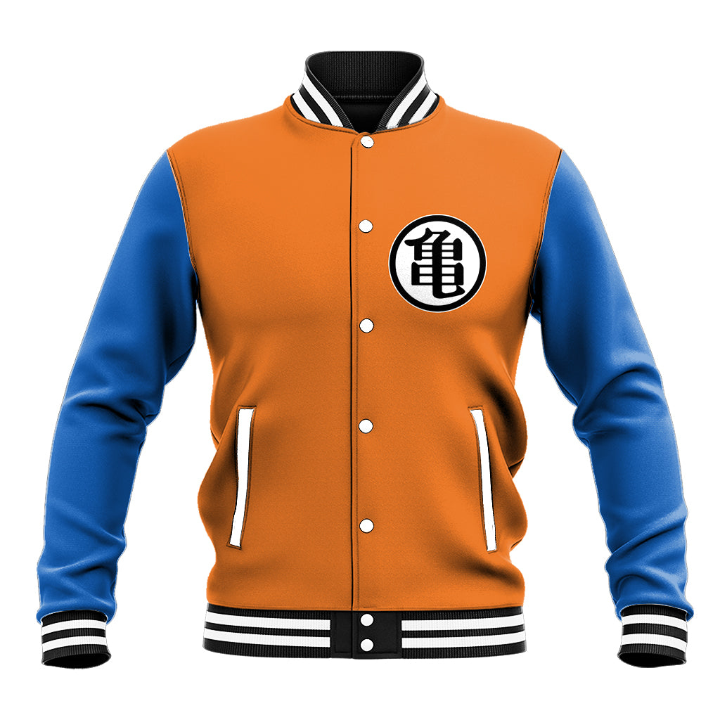 Goku Turtle Hermit Anime Varsity Baseball Jacket Dragon Ball For Fans