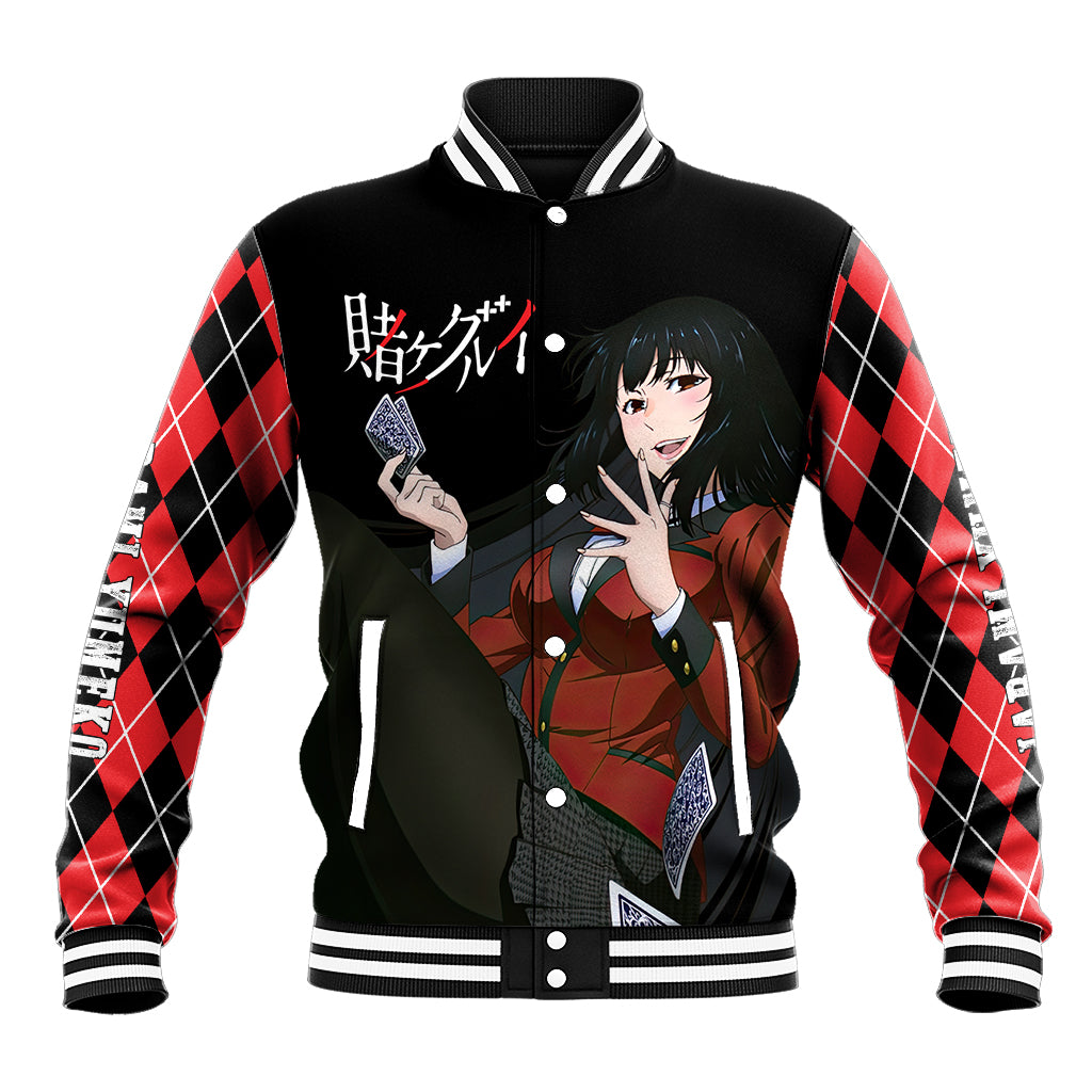 Jabami Yumeko Anime Varsity Baseball Jacket For Fans