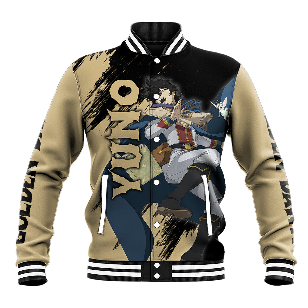 Yuno Anime Varsity Baseball Jacket Golden Dawn For Fans