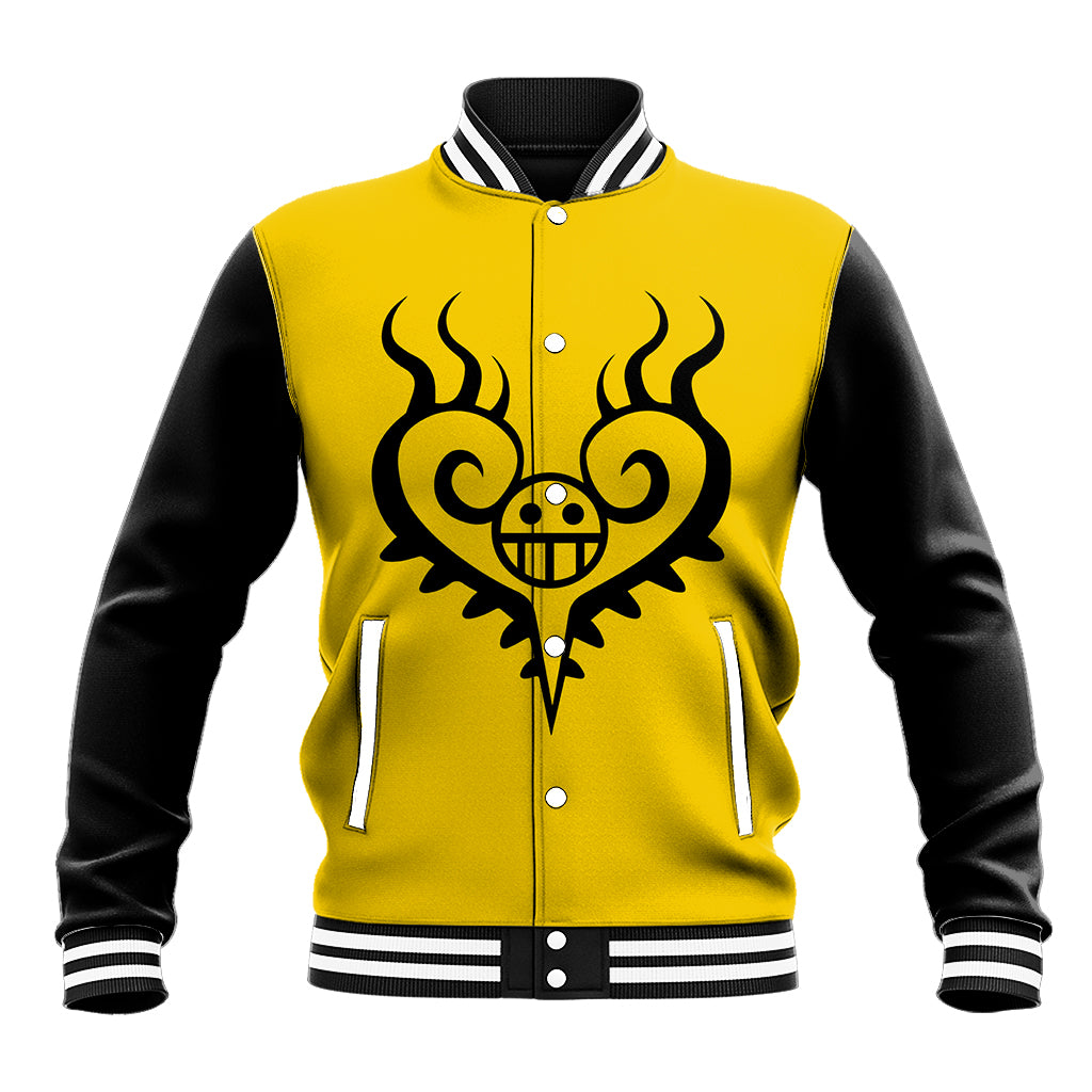 Trafalgar Law Surgeon Of Death One Piece Anime Varsity Baseball Jacket For Fans