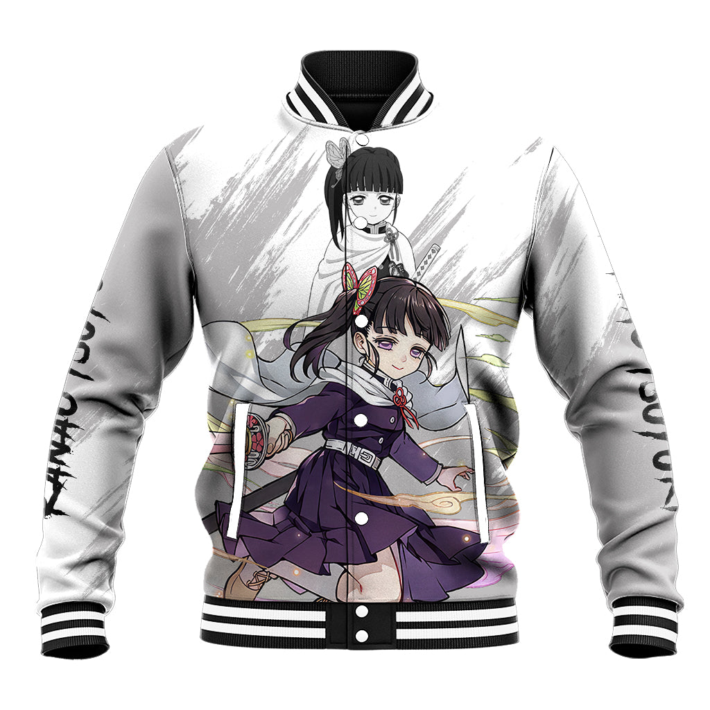Kanao Tsuyuri Anime Varsity Baseball Jacket Demon Slayer For Fans
