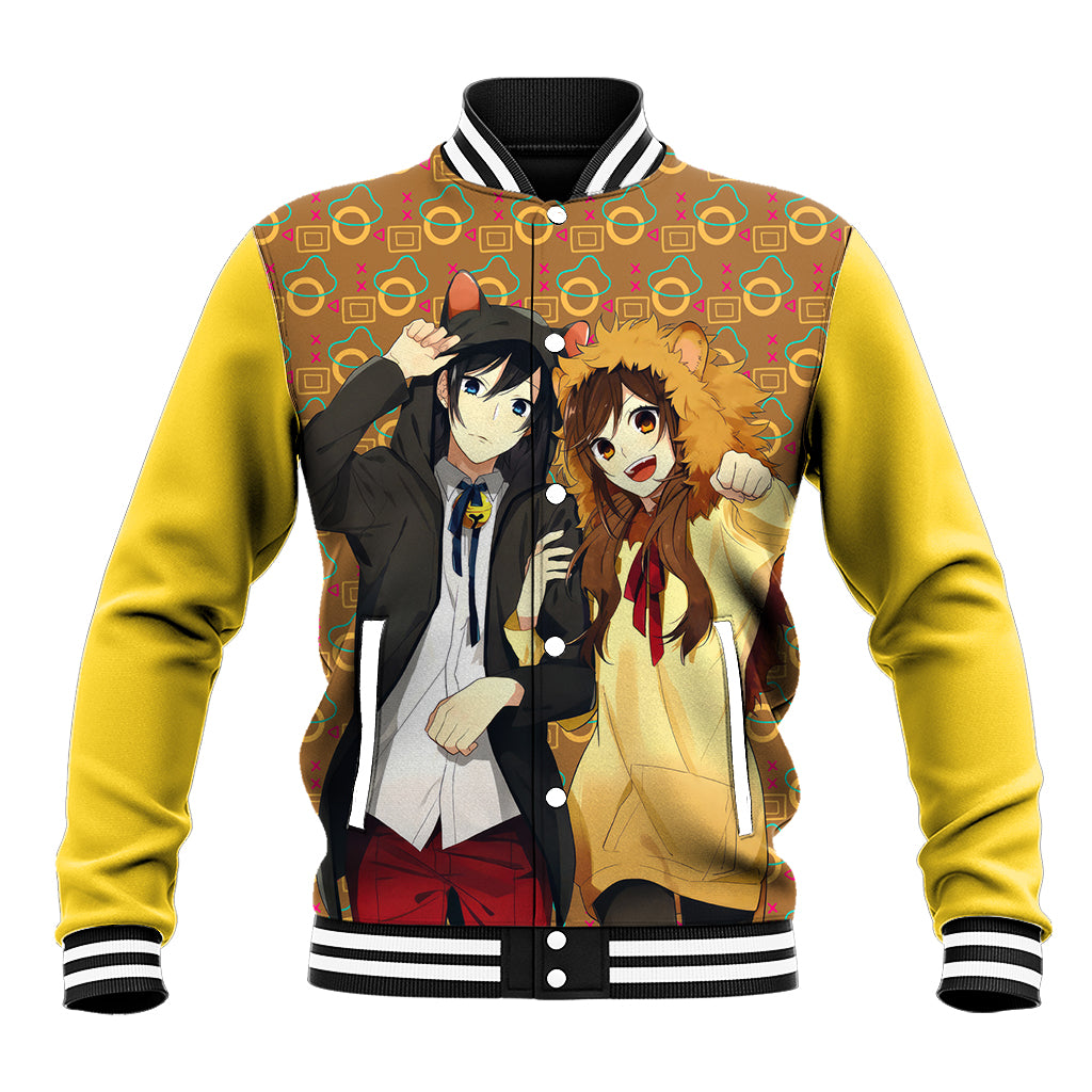Horimiya Miyamura And Hori Anime Varsity Baseball Jacket Horimiya For Fans