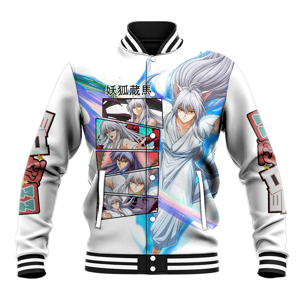Youko Kurama Anime Varsity Baseball Jacket Yuyu Hakusho For Fans