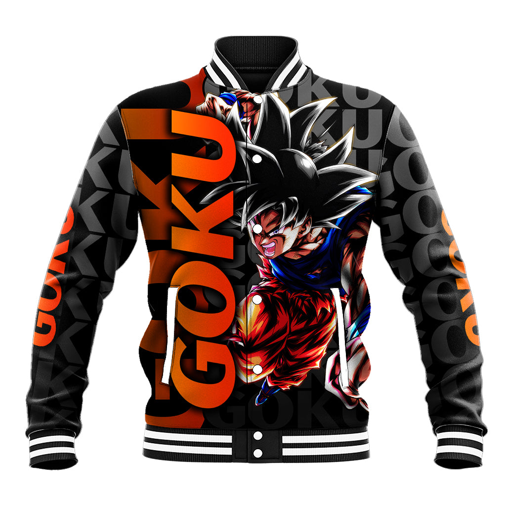 Goku Dragon Ball Anime Varsity Baseball Jacket Anime Style For Fans