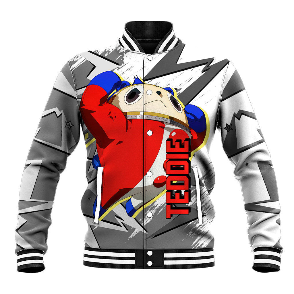 Teddie Persona Anime Varsity Baseball Jacket Anime For Fans