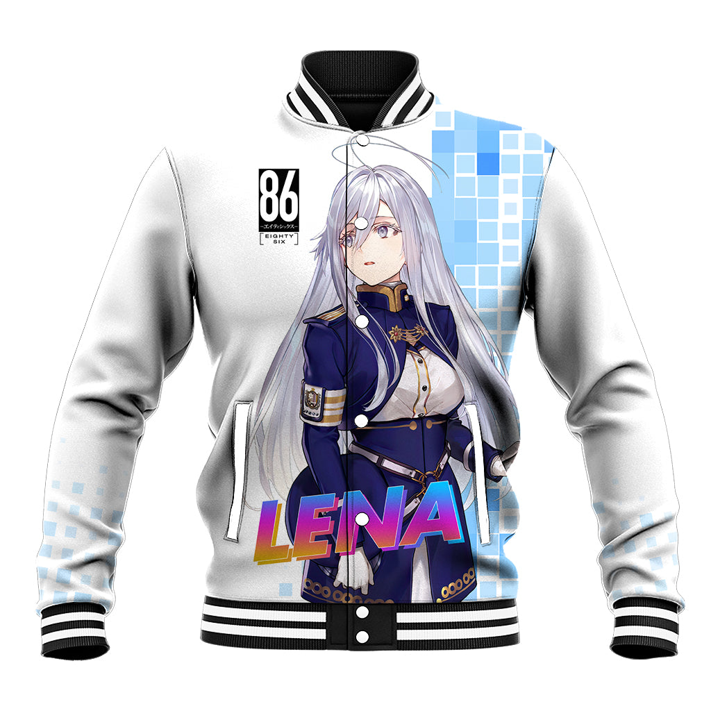 Lena Vladilena Milize Anime Varsity Baseball Jacket Anime Style For Fans