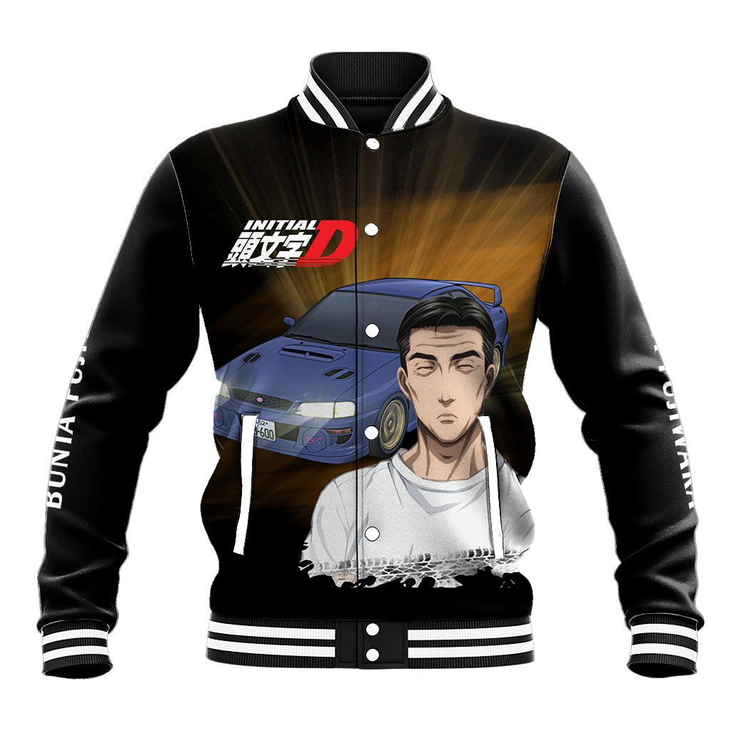 Bunta Fujiwara Initial D Anime Varsity Baseball Jacket Manga Mix Anime Style For Fans