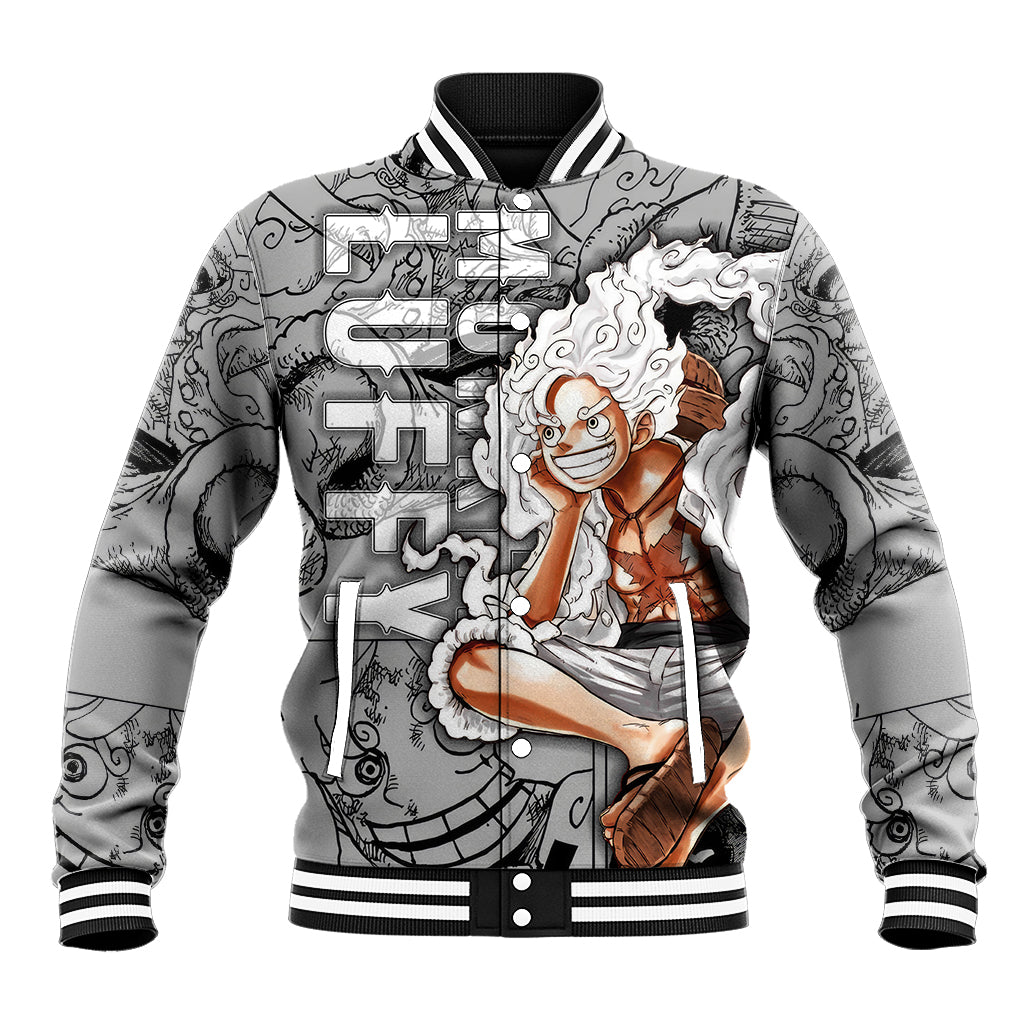 Luffy One Piece Anime Varsity Baseball Jacket Joy Boy For Fans
