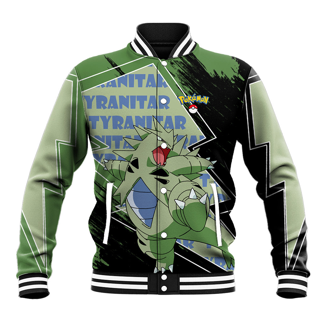 Tyranitar Anime Varsity Baseball Jacket Pattern Style For Fans