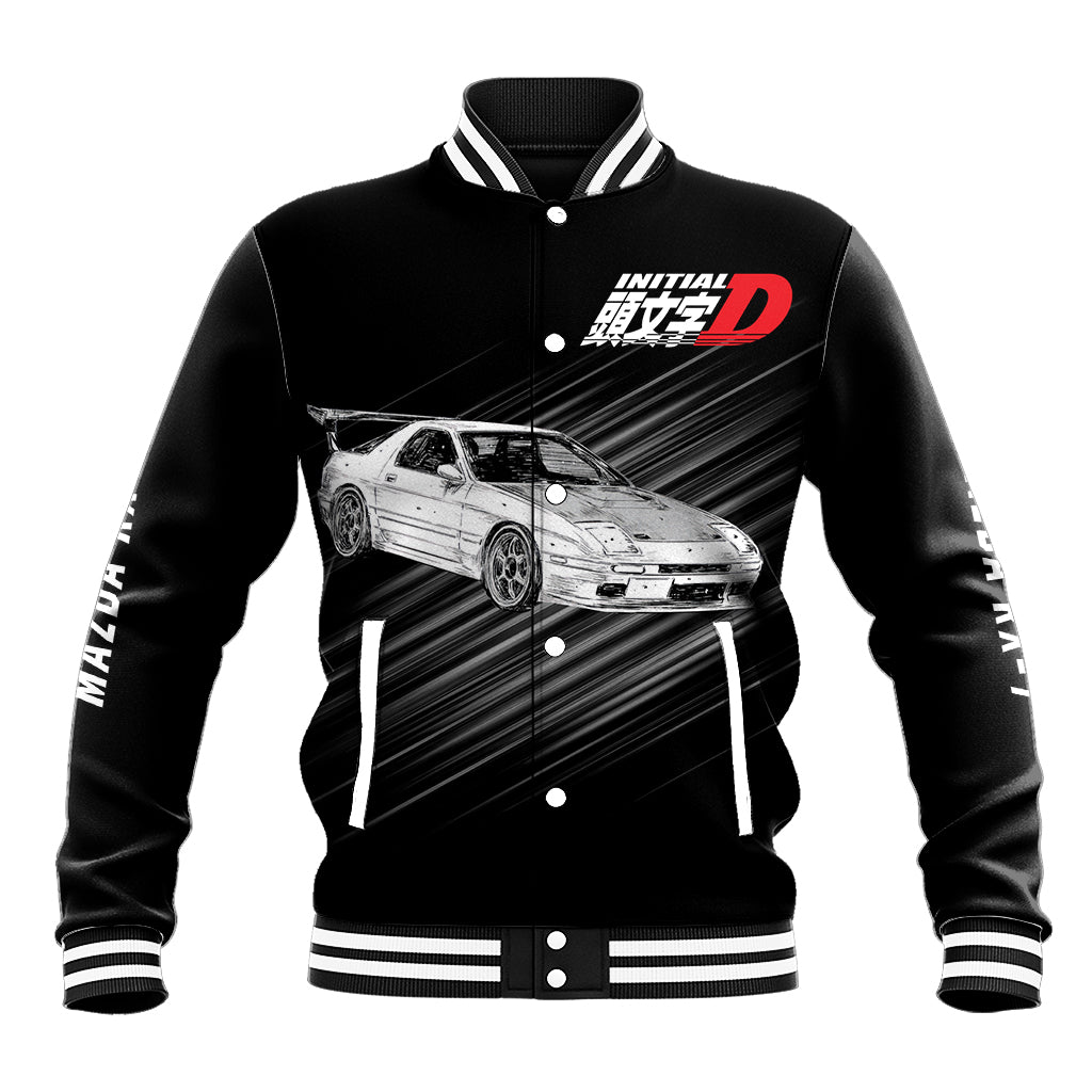 Ryosuke Takahashi Rx7 Initial D Anime Varsity Baseball Jacket Manga Mix Anime Style For Fans
