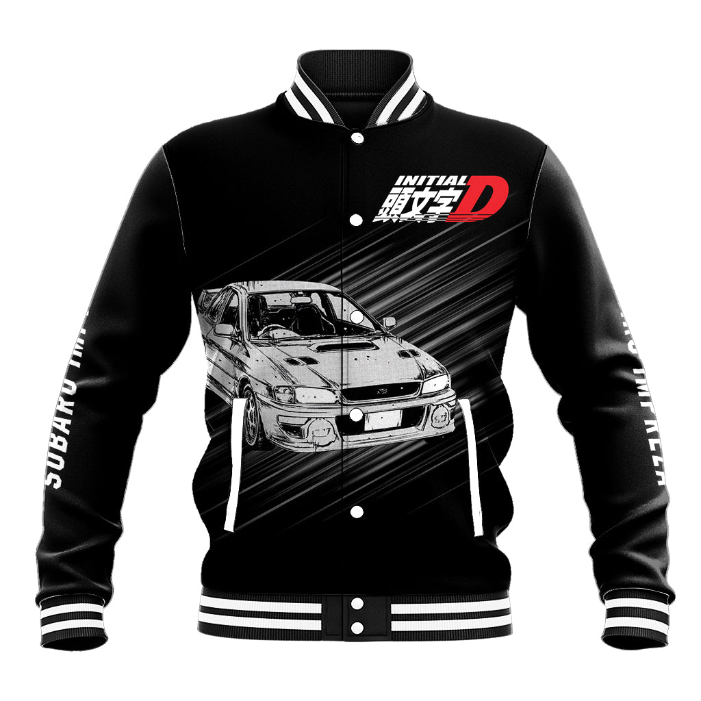 Bunta Fujiwara Impreza Initial D Anime Varsity Baseball Jacket Manga Mix Anime Style For Fans