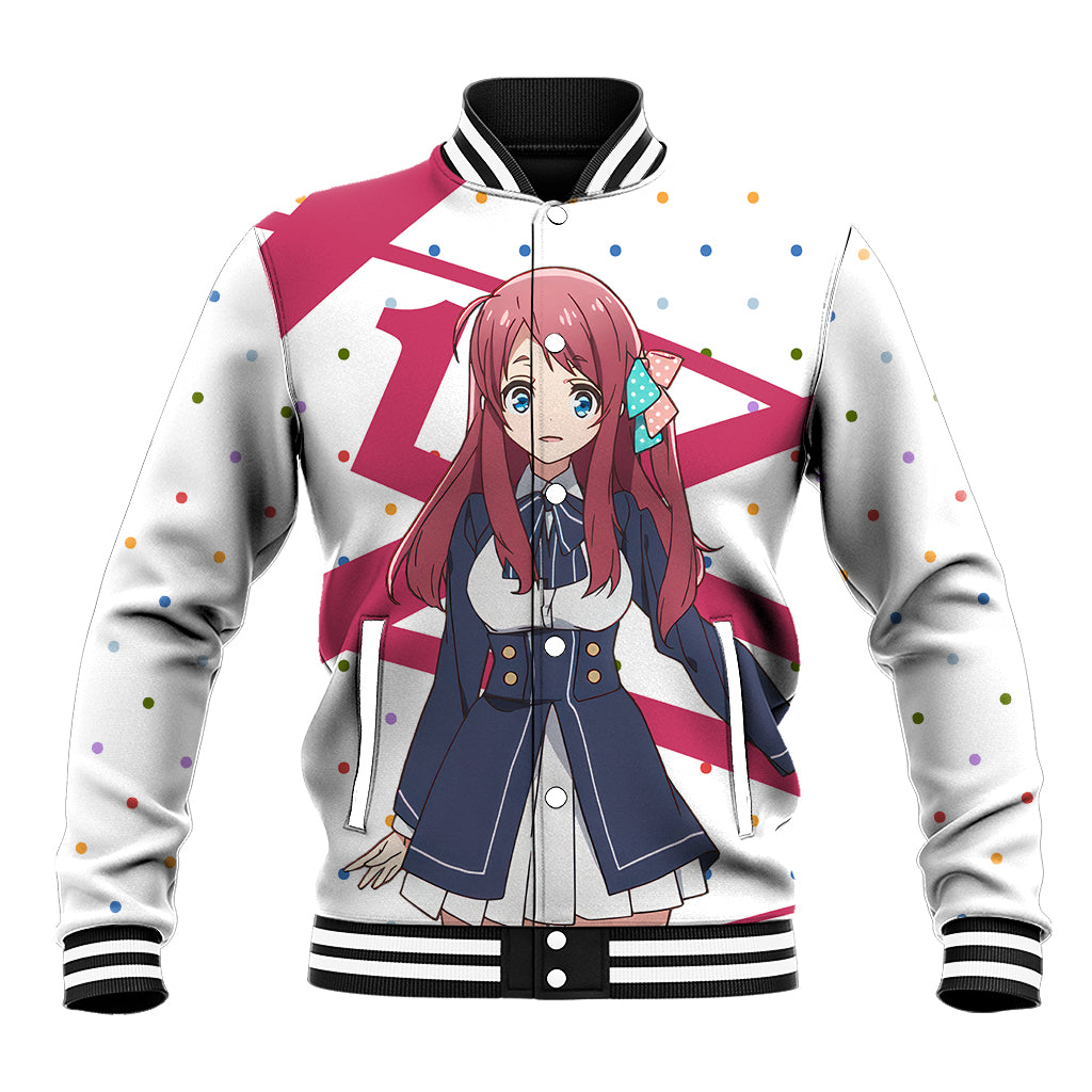 Zombie Land Saga Sakura Minamoto Anime Varsity Baseball Jacket Anime Style For Fans