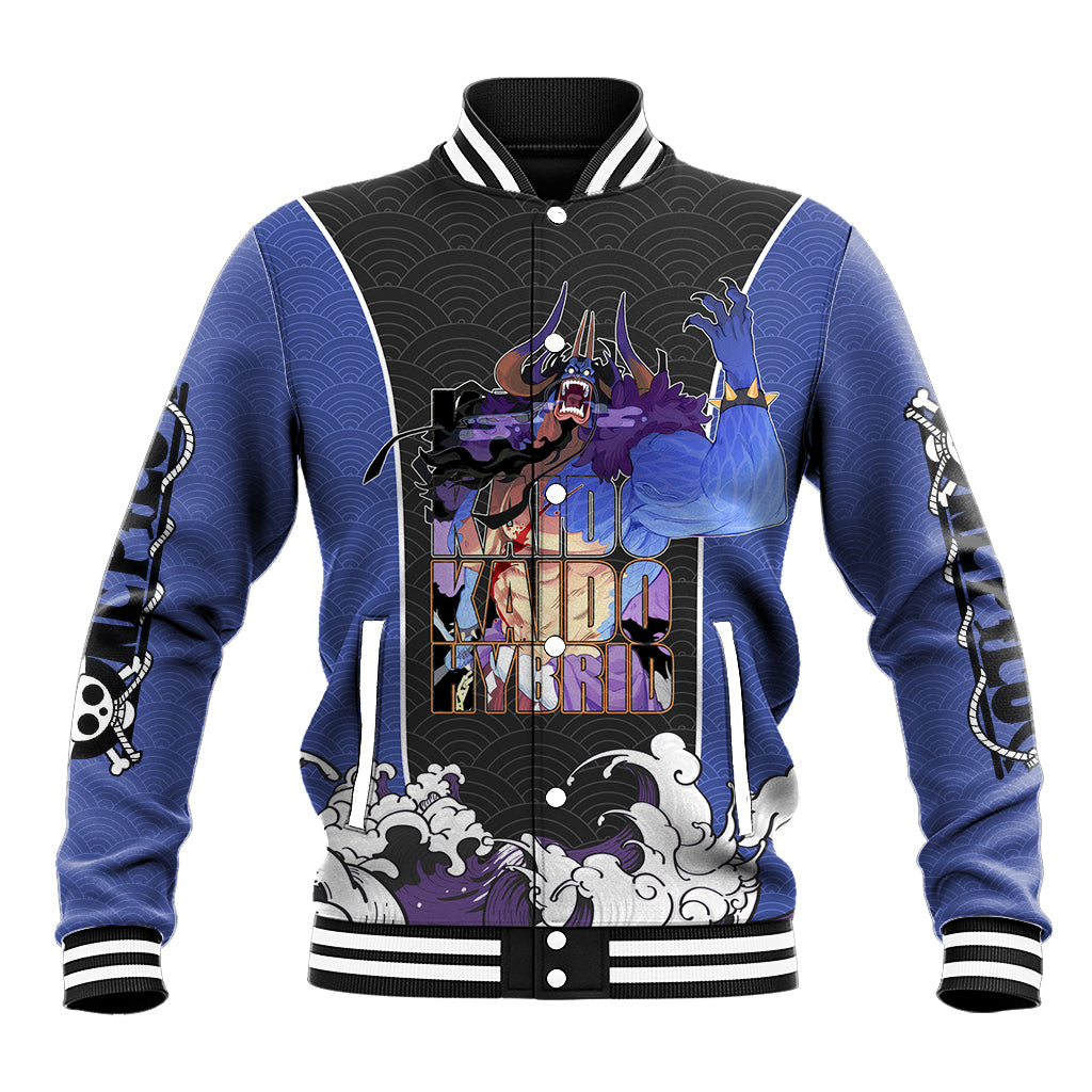 Kaido Hybrid One Piece Anime Varsity Baseball Jacket Japan Anime Style For Fans