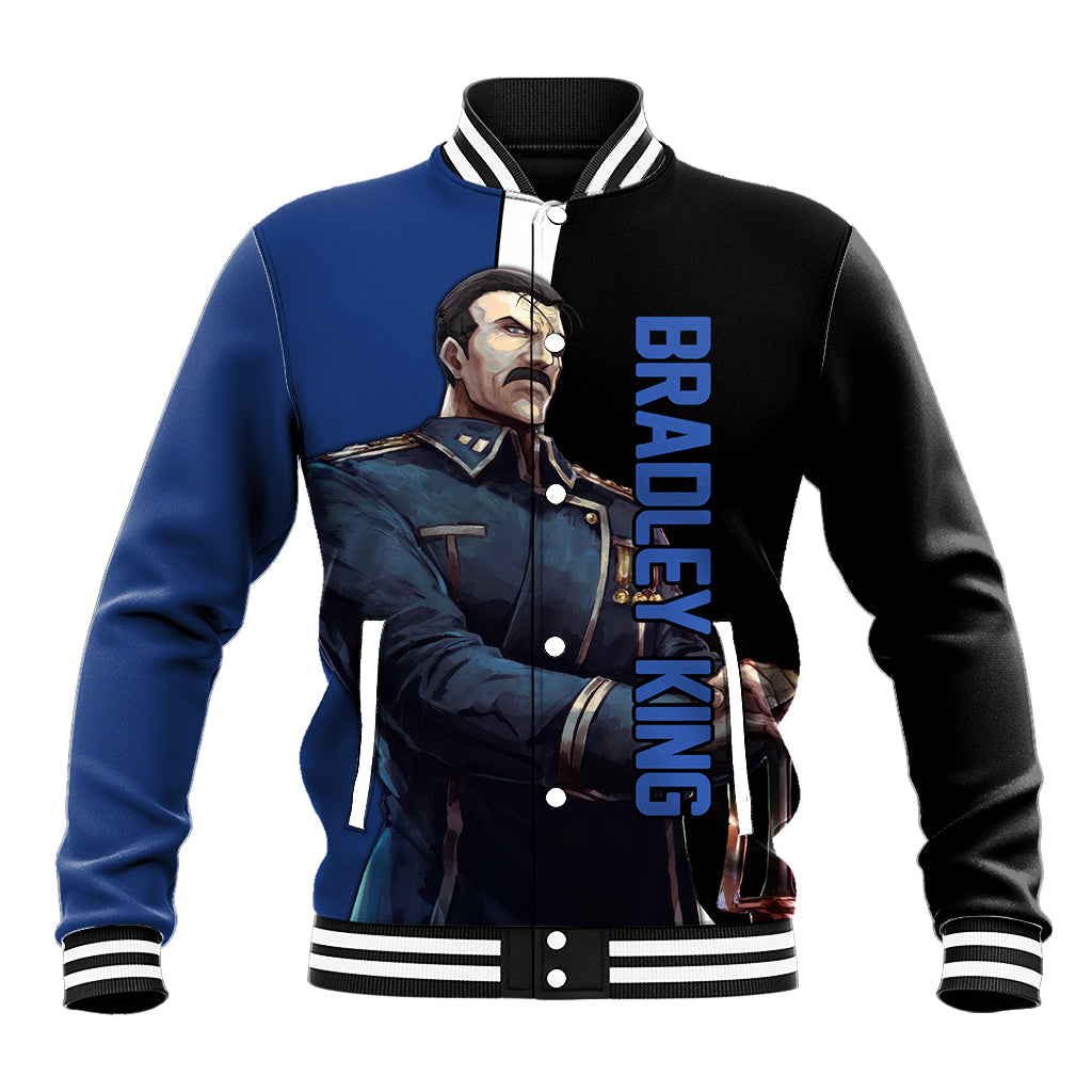 Bradley King Fullmetal Alchemist Anime Varsity Baseball Jacket Anime Style For Fans