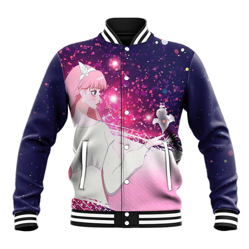 Ryuu To Sobakasu No Hime Naitou Suzu Belle Anime Varsity Baseball Jacket For Fans