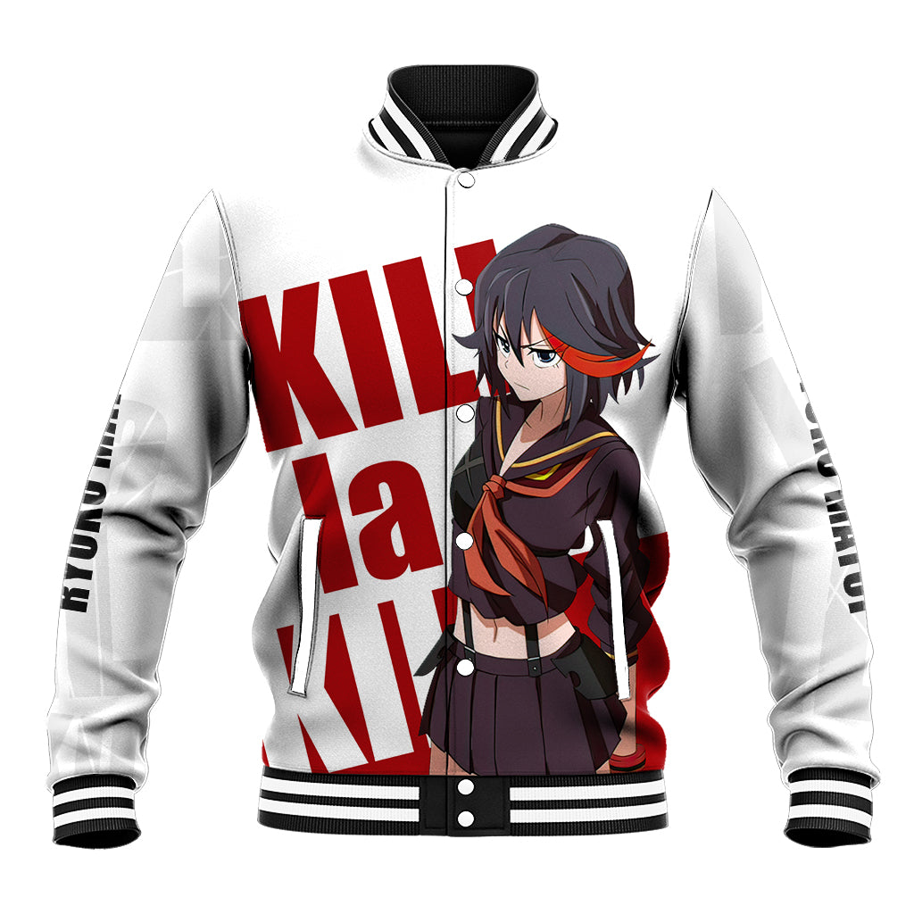 Ryuko Matoi Kill La Kill Anime Varsity Baseball Jacket Anime Style For Fans