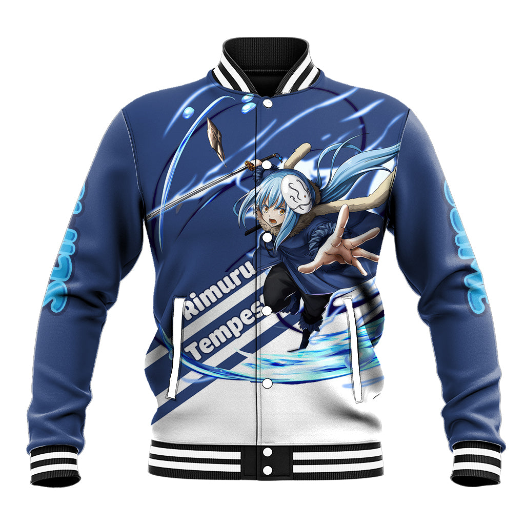 Rimuru Tempest Anime Varsity Baseball Jacket For Fans