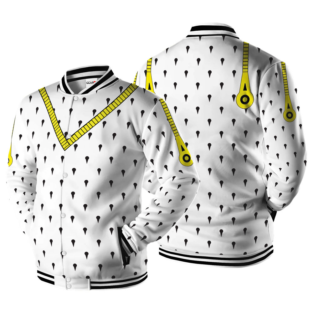 Bruno Bucciarati Baseball Varsity Jacket For Anime Fans