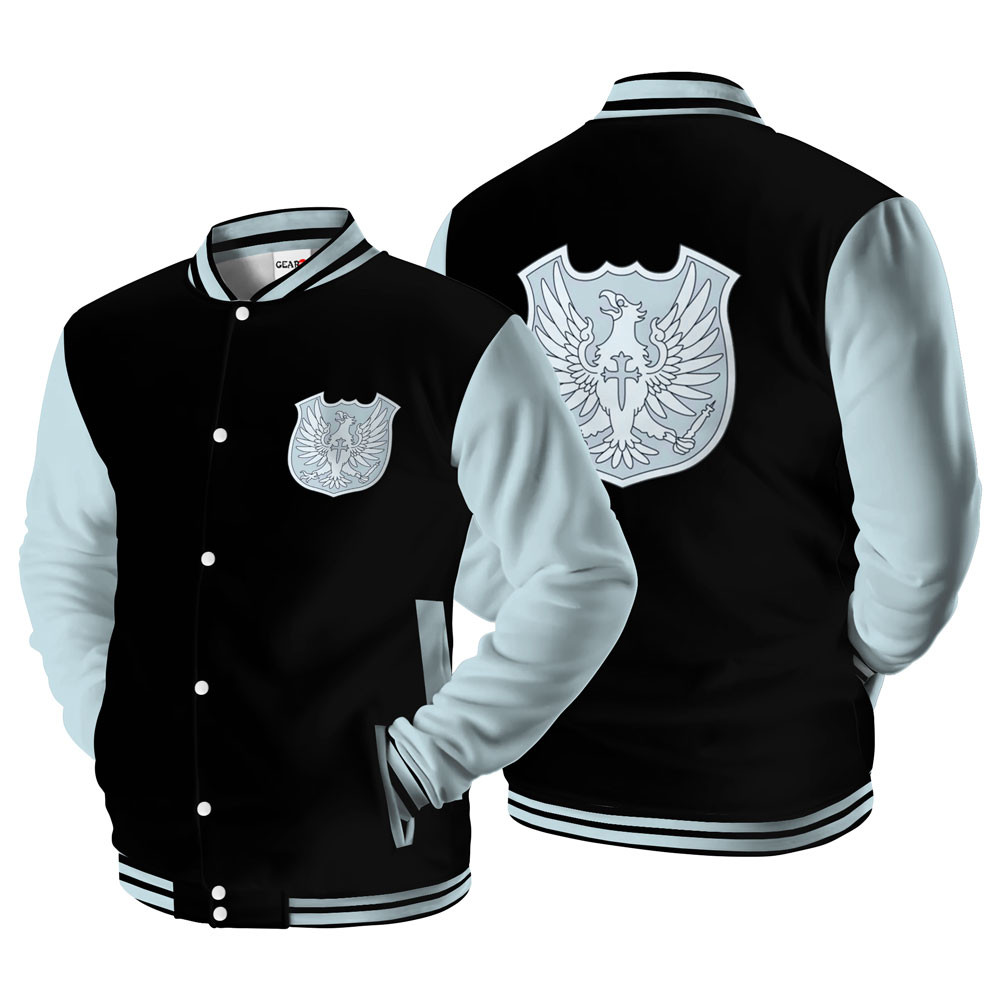 Silver Eagle Baseball Varsity Jacket For Anime Fans