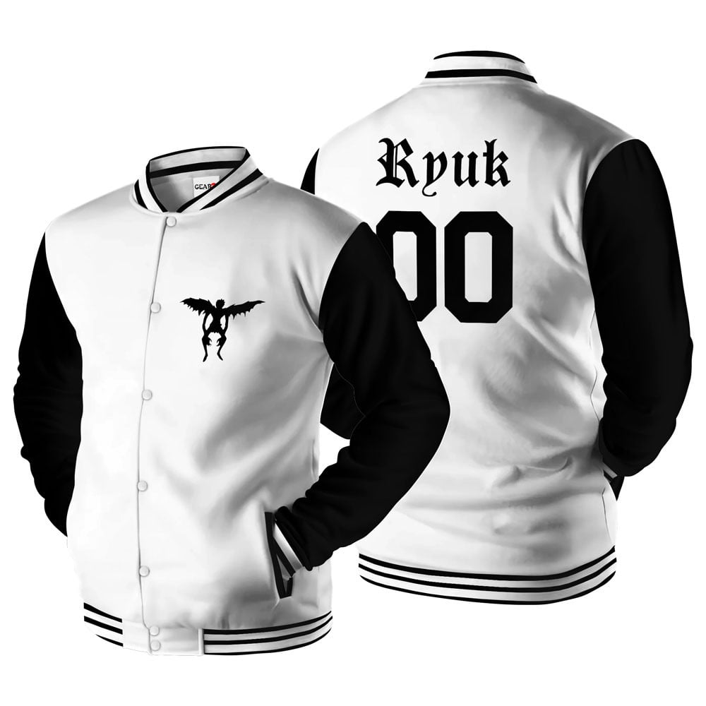 Ryuk Baseball Varsity Jacket For Anime Fans Customized Edition