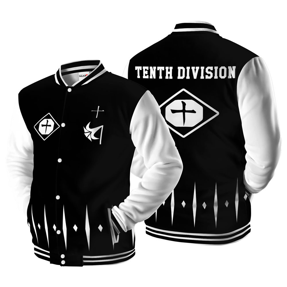 Tenth Division Baseball Varsity Jacket For Anime Fans Customized Edition