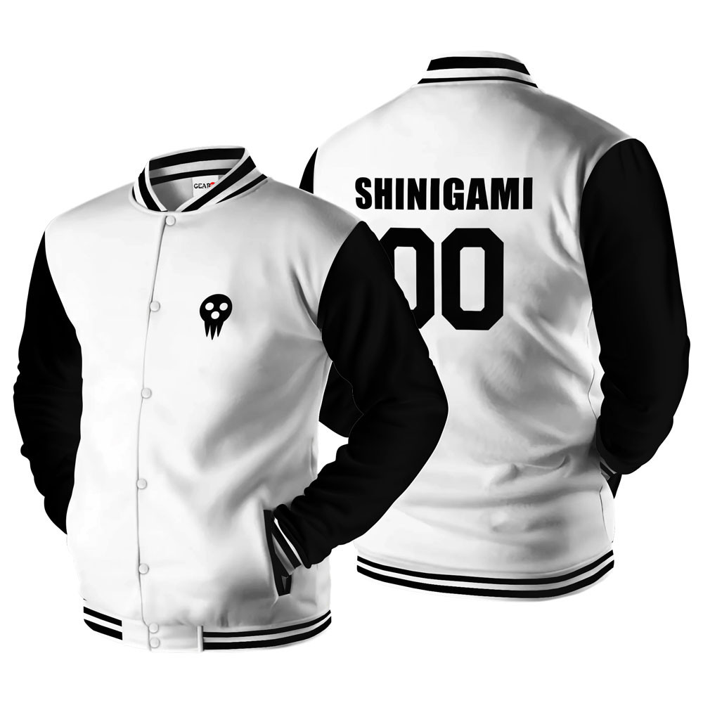 Shinigami Baseball Varsity Jacket For Anime Fans Customized Edition