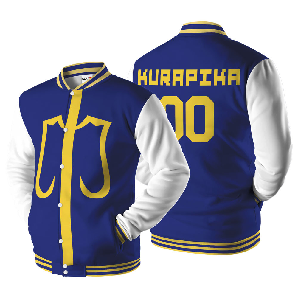Kurapika Baseball Varsity Jacket For Anime Fans Customized Edition