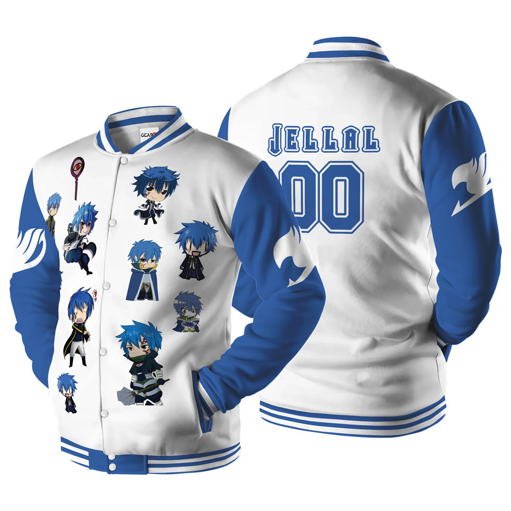 Jellal Fernandes Baseball Varsity Jacket For Anime Fans Customized Edition