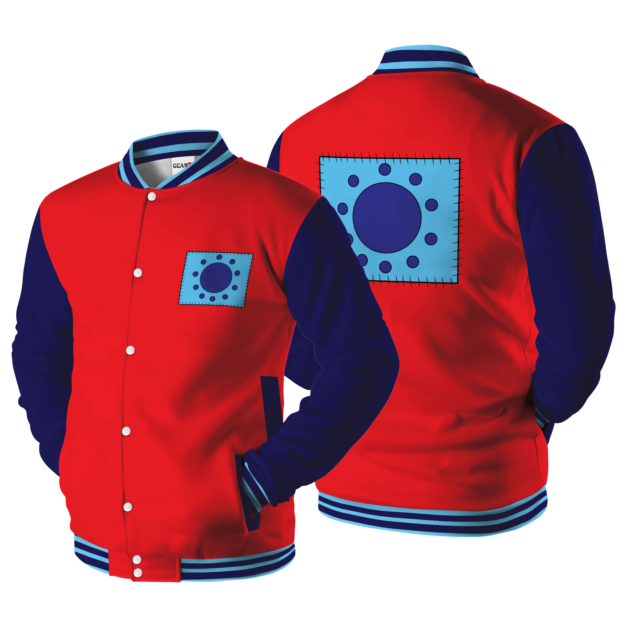 Luffy Wano Arc Baseball Varsity Jacket For Anime Fans