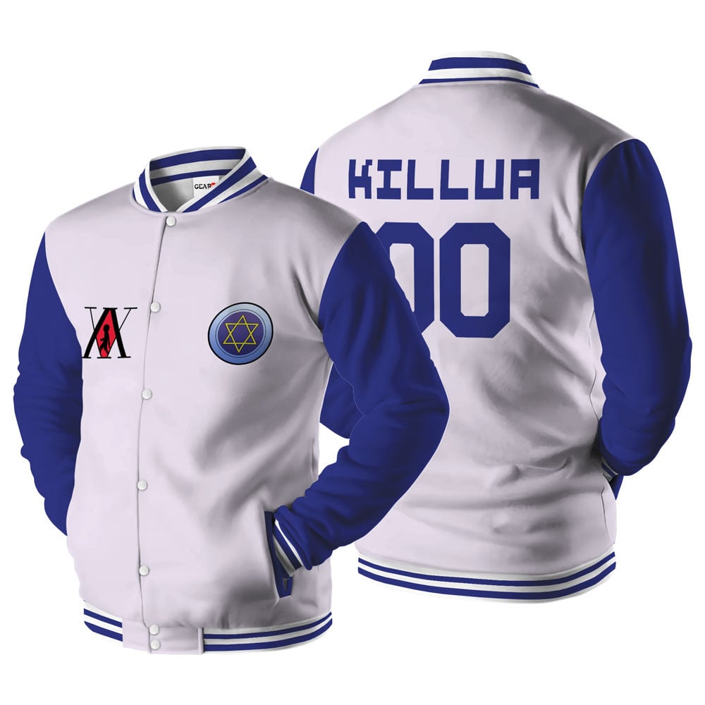 Killua Zoldyck Baseball Varsity Jacket For Anime Fans Customized Edition