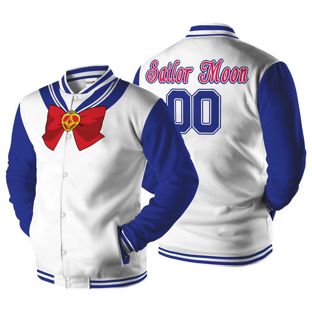 Usagi Tsukino Baseball Varsity Jacket For Anime Fans Customized Edition