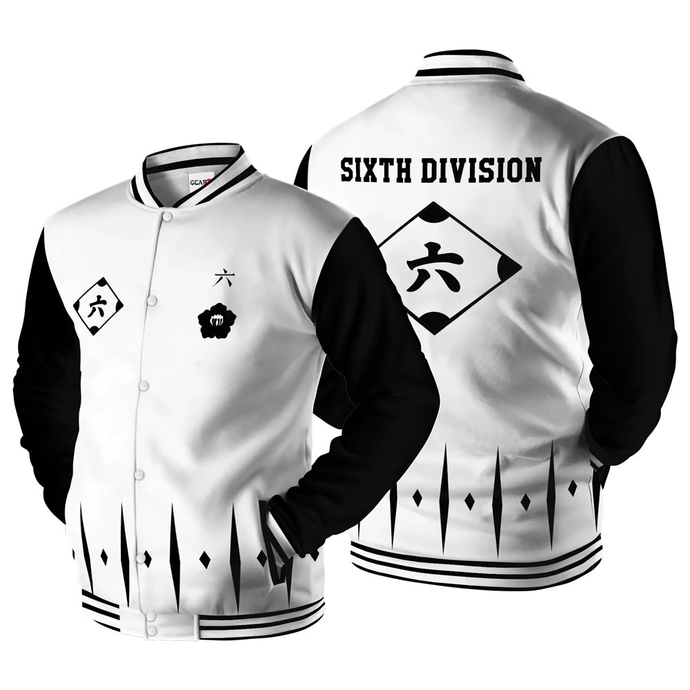 Sixth Division Baseball Varsity Jacket For Anime Fans Customized Edition