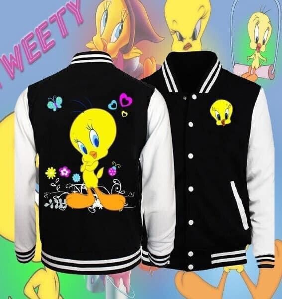 We Are Never Too Old For Tweety Bird Baseball Jacket Cartoon Jacket