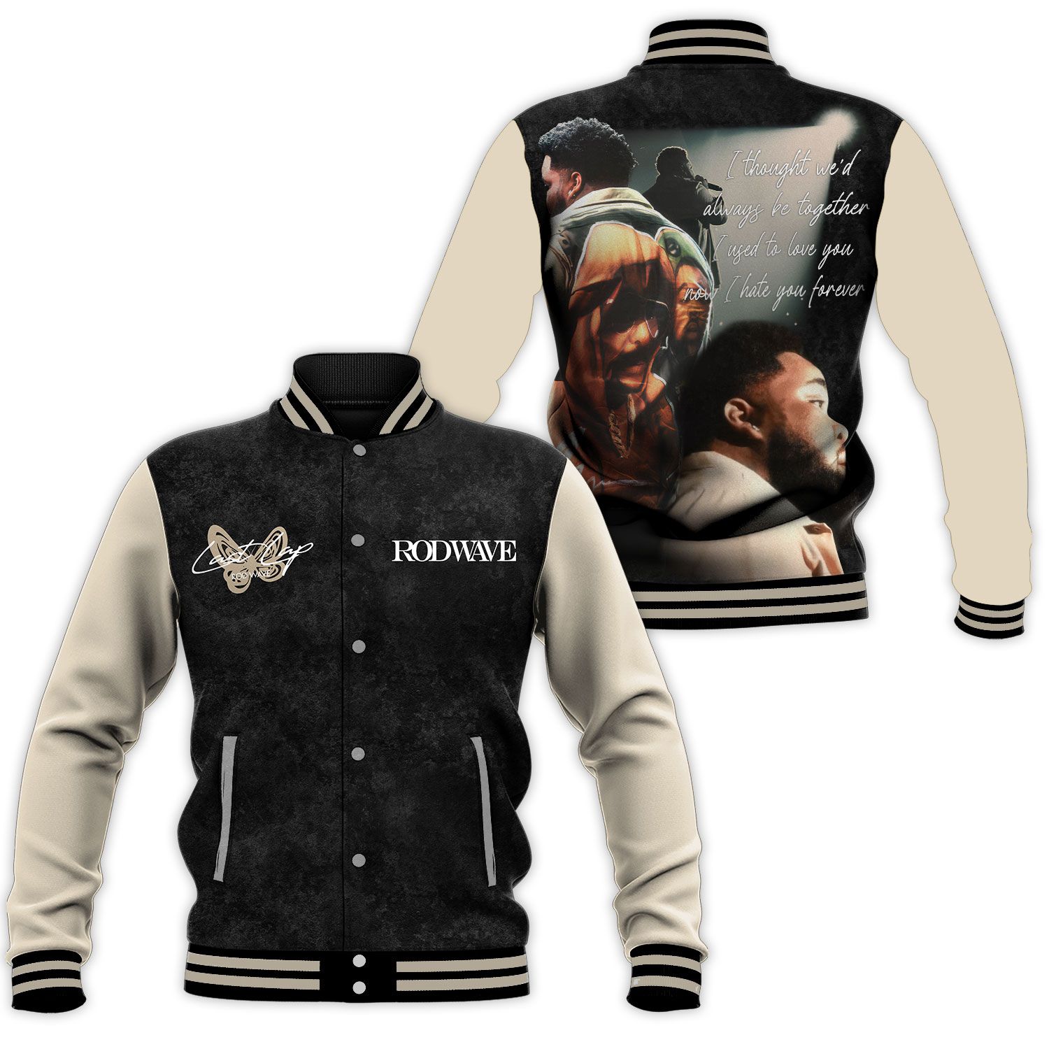 Rod Wave Baseball Jacket Last Lap Tour Concert Jacket Gift For Fan