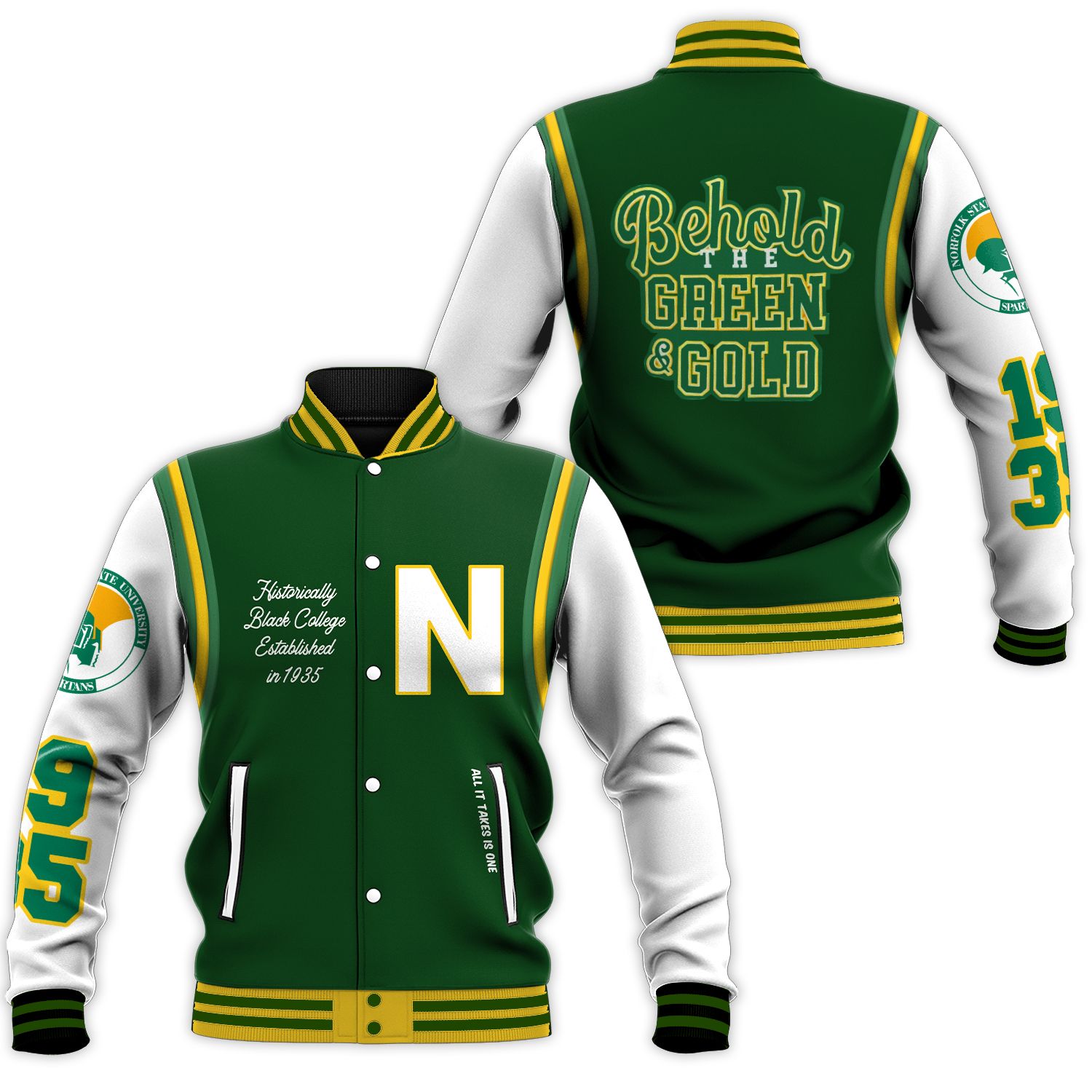 Je Norfolk State University Baseball Jacket