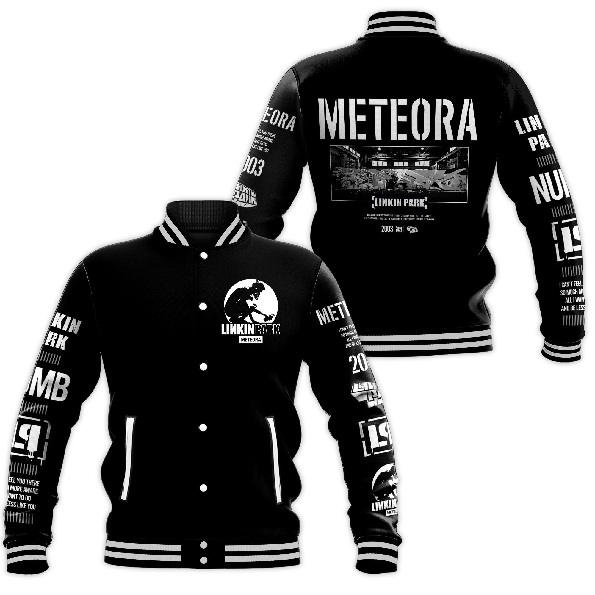 Linkin Park Meteora Numb Baseball Jacket