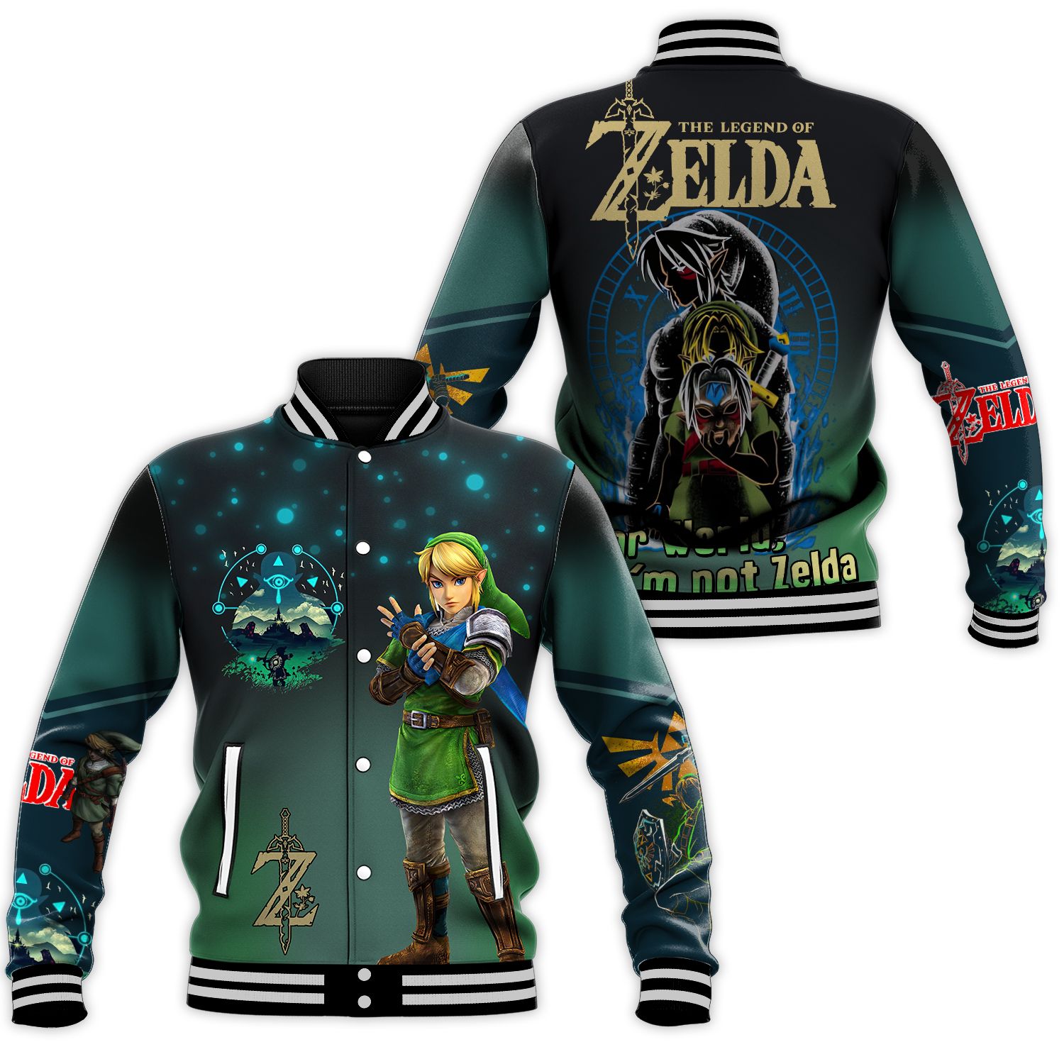 Zelda Baseball Jacket Zelda Jacket Tears Of The Kingdom Jackets