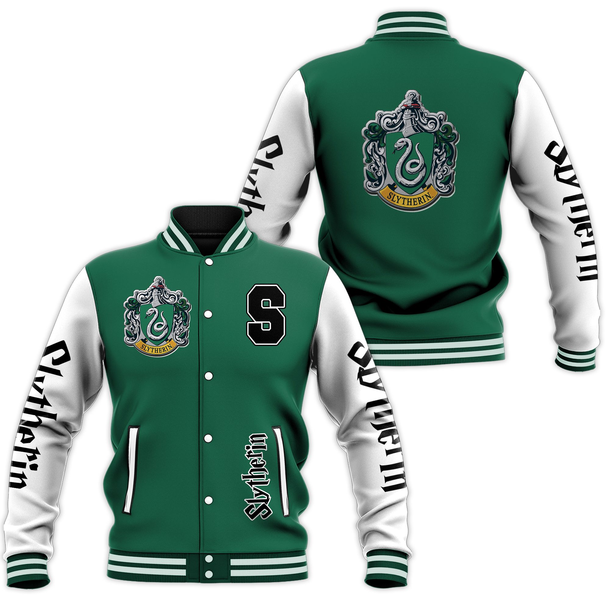 Harry Potter House Slyth*Erin Baseball Jacket 201