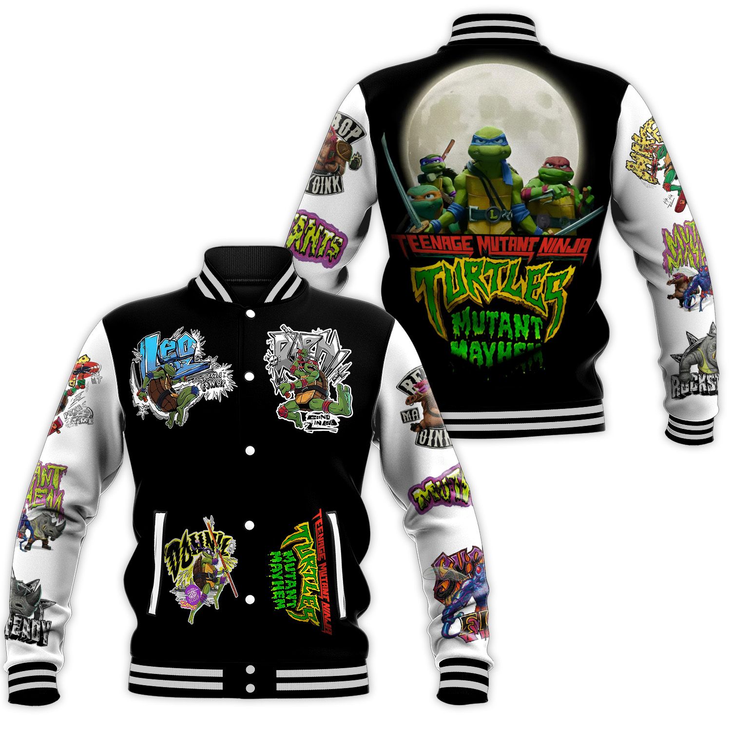 Teenage Mutant Ninja Turtles Baseball Jacket For Fan
