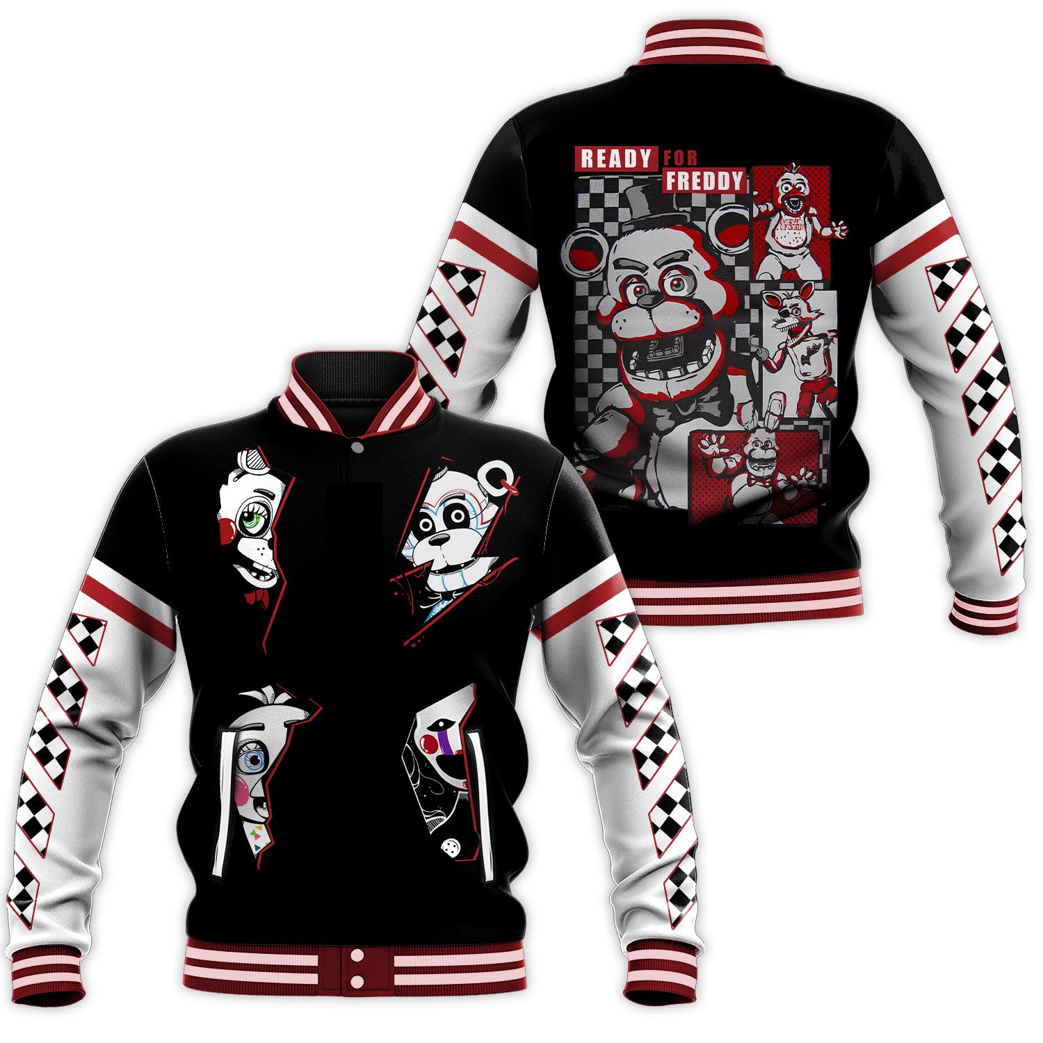 Five Nights At Freddy's Ready Baseball Jacket