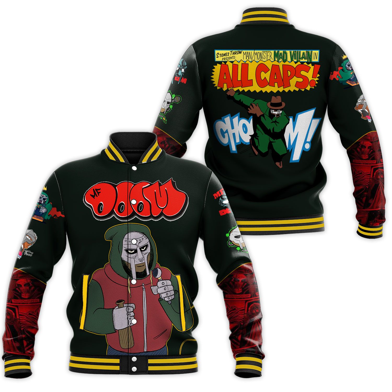 Mf Dooom New Baseball Jacket Gift For Men Women For Fan